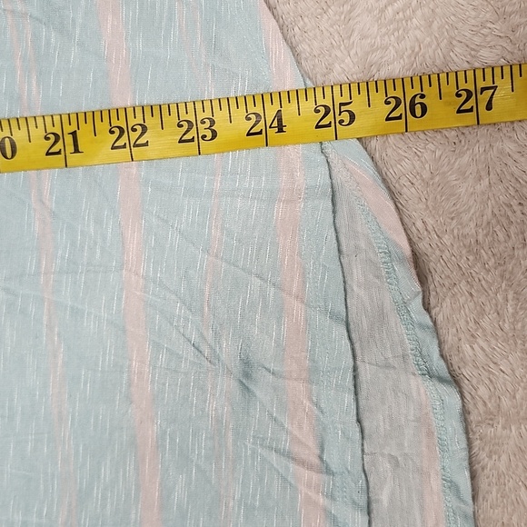 Lilka Anthropologie Sleeveless Striped Tank Top Size Small Blue & White - Picture 12 of 12